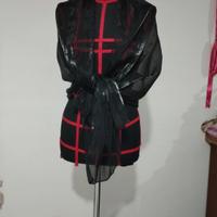 stola nera riflessi lucenti