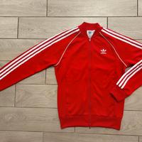 tuta adidas adicolor classics sst rossa