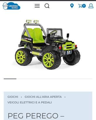 Jeep Gaucho Sport 12 V Peg Perego