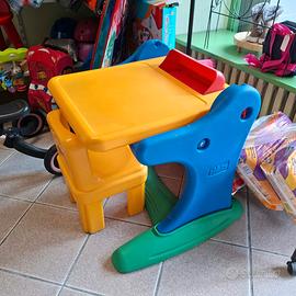 banchetto scuola trasformabile lavagna 2in1 chicco