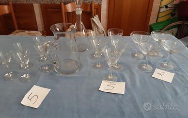 servizio della nonna  cristallo  lavorato leggere 