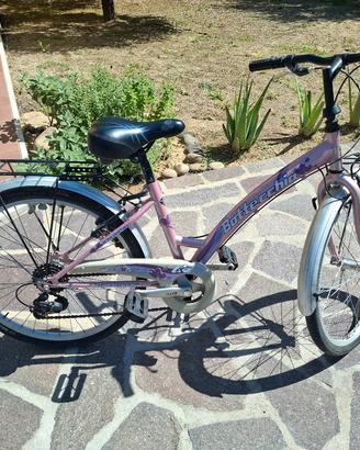 Bicicletta rosa taglia 24