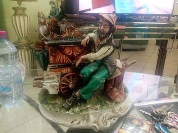 tavolino salotto figure capodimonte