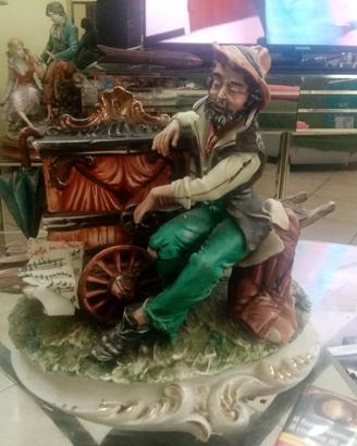 tavolino salotto figure capodimonte