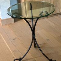 Tavolino in ferro battuto