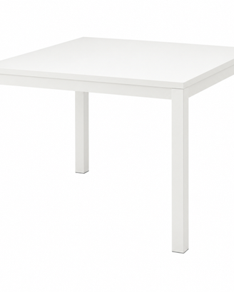 Tavolo quadrato bianco minimalista