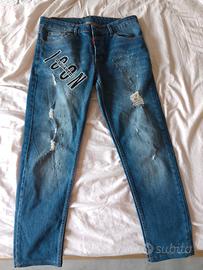 jeans dsquared blu uomo