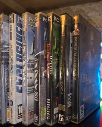 Lotto 7 giochi PC originali: Imperium + altri!