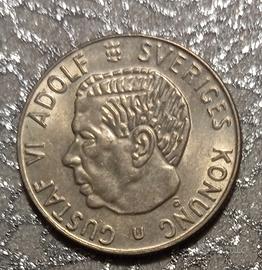 argento Svezia,Gustav IV Adolf,1 korona 1967