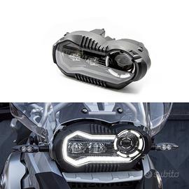 FARO LED REGOLABILE BMW GS1200 2004-2013 OMOLOGATO