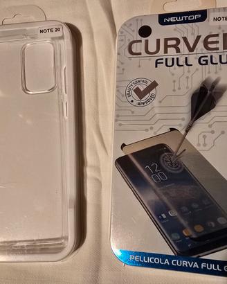 Cover + Vetro Samsung NOTE 20 