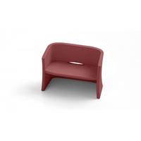 Divanetto per esterni Breeze di Lyxo color granato