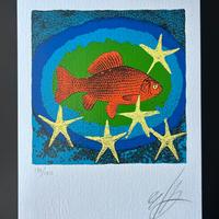 Omar Ronda Serigrafia a colori 27x18cm ed. 133/150