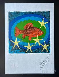 Omar Ronda Serigrafia a colori 27x18cm ed. 133/150