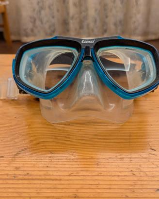Maschera sub Cressi per MIOPIA ( – 6,00 diottrie)