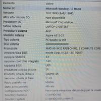 notebook ACER ASPIRE 3