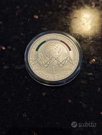 5 euro 150 Anni Nascita Guglielmo Marconi Moneta