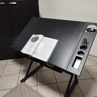 Tavolo da Disegno Inclinabile Professional - Nero 