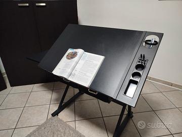 Tavolo da Disegno Inclinabile Professional - Nero 