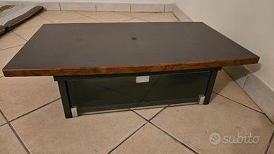 supporto girevole tv e vetro chiusura a calamita