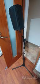 isolante acustico per microfono portatile,