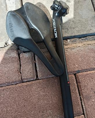 sella e reggisella gravel/mtb