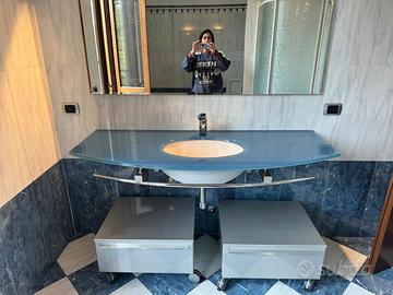 Bagno azzurro &grigio