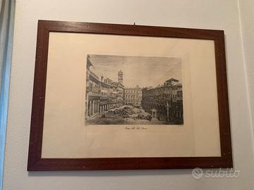 Stampe vintage incorniciate varie misure (n.10)