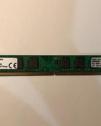 2GB DDR2 800MHz PC2-6400 NON ECC per DESKTOP