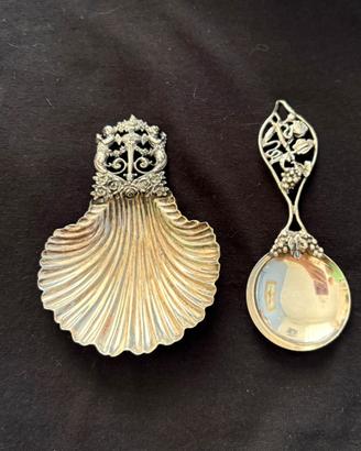 Cucchiaini Vintage Argento Massiccio 925 e 800