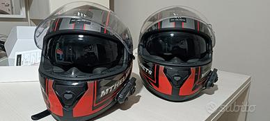  2 caschi Mthelmets  con interfono