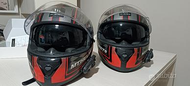  2 caschi Mthelmets  con interfono