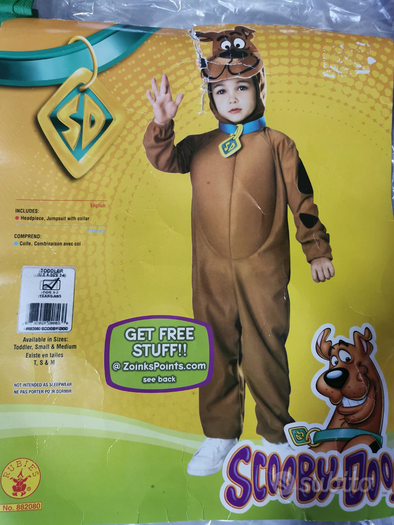 Costume Carnevale Scooby Doo - Tutto per i bambini In vendita a
