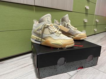 Jordan 4 retro X Off-White ”Sail” Taglia 38 (24cm)