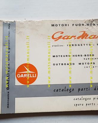 GARELLI Gar-Mar 4 fuoribordo 1966 catalogo ricambi