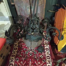 Lampadario liberty Vecchia Milano