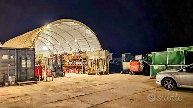 Copertura del container 8x12 m