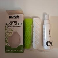 Coppia di grip + spray per racchetta padel