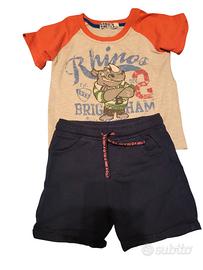 set completo estivo bambino 2/3 anni