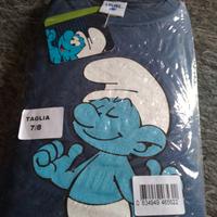 maglietta dei Puffi per bambino, con dvd film sigi