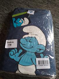 maglietta dei Puffi per bambino, con dvd film sigi