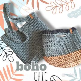 borse handmade all'uncinetto