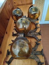 lampade rustiche taverna 