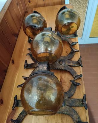 lampade rustiche taverna 