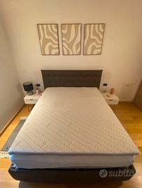 Topper matrimoniale 160x190x8