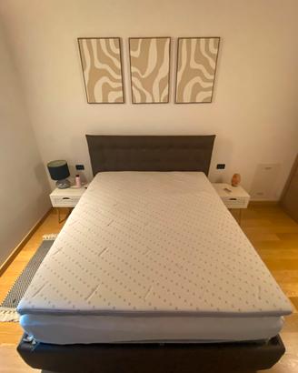 Topper matrimoniale 160x190x8