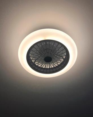 Plafoniera led con ventilatore