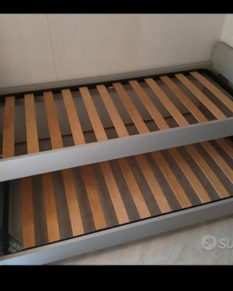 Letto Singolo con Secondo Letto Estraibile 