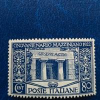 REGNO 1922 50º anniversario morte Giuseppe Mazzini
