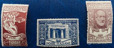 REGNO 1922 50º anniversario morte Giuseppe Mazzini
